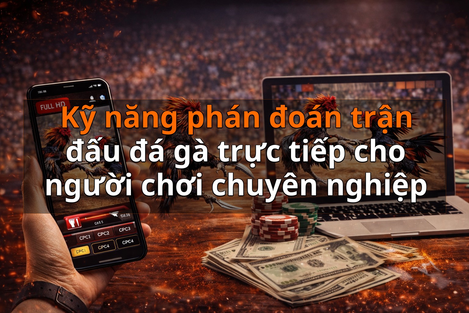 Kỹ năng phán đoán trận đấu đá gà trực tiếp cho người chơi chuyên nghiệp