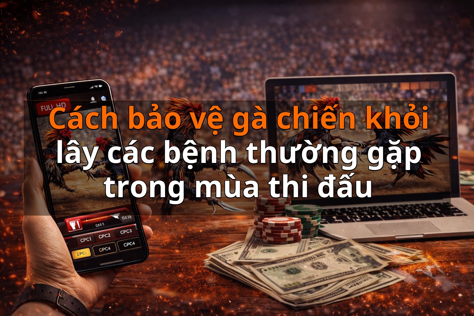 Cách bảo vệ gà chiến khỏi lây các bệnh thường gặp trong mùa thi đấu