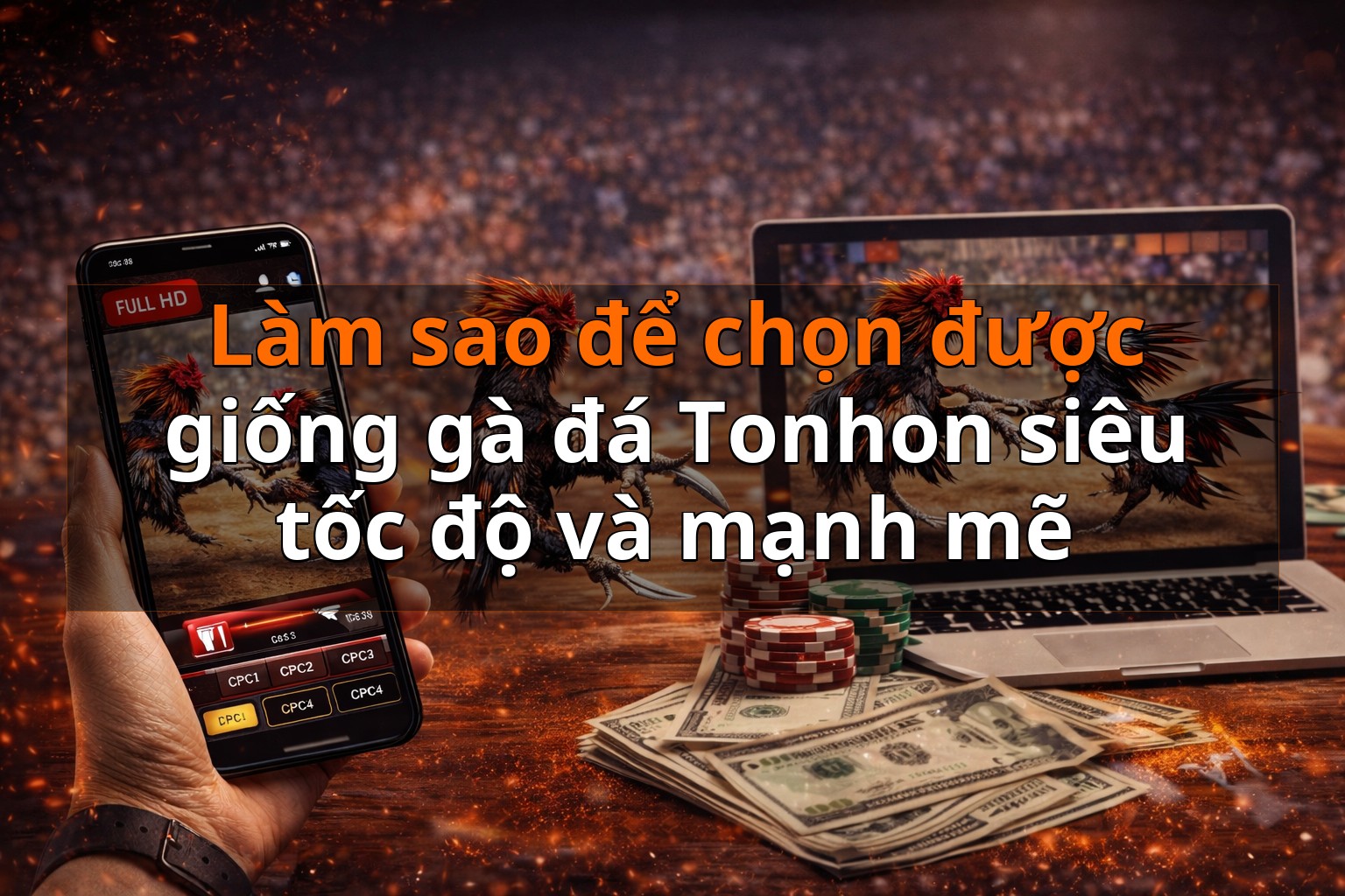 Làm sao để chọn được giống gà đá Tonhon siêu tốc độ và mạnh mẽ