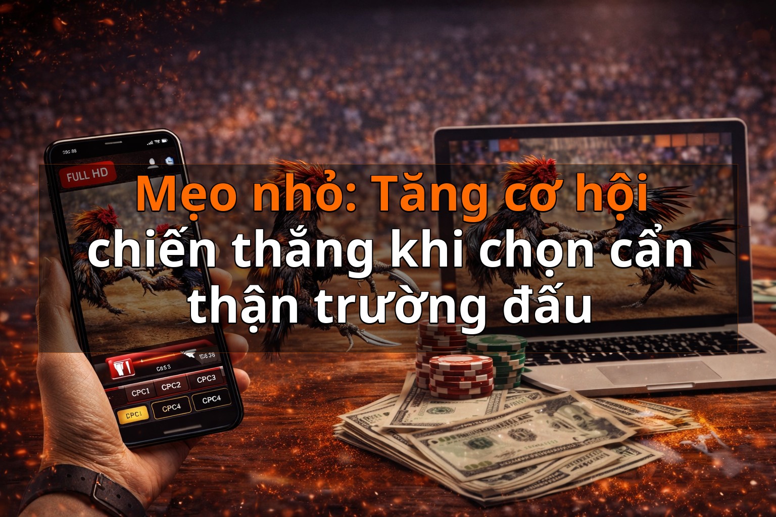 Mẹo nhỏ: Tăng cơ hội chiến thắng khi chọn cẩn thận trường đấu