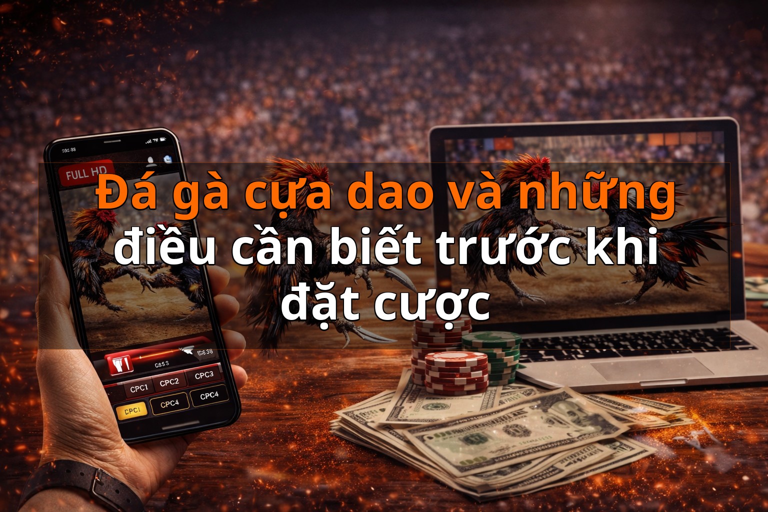 Đá gà cựa dao và những điều cần biết trước khi đặt cược