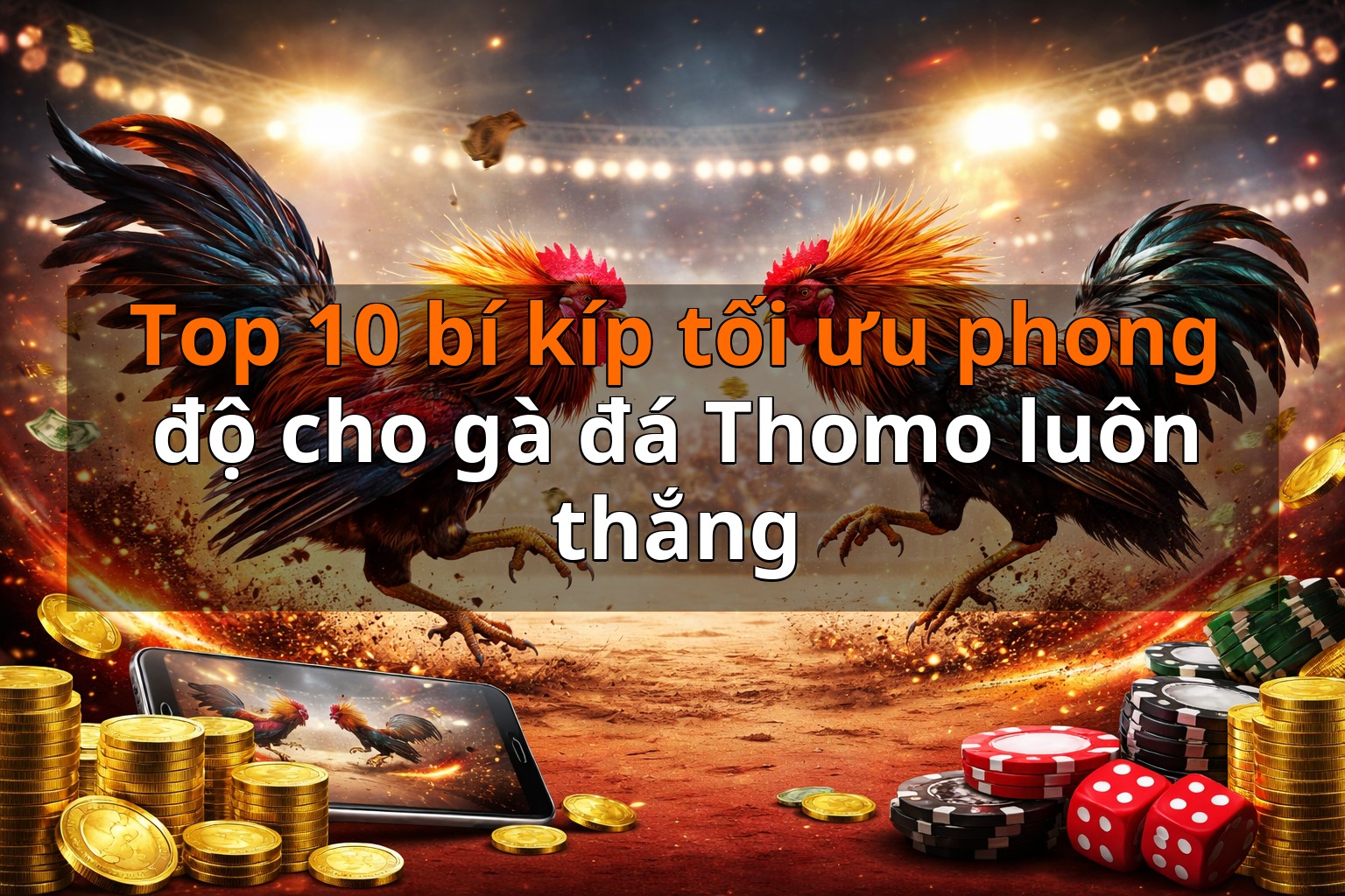 Top 10 bí kíp tối ưu phong độ cho gà đá Thomo luôn thắng