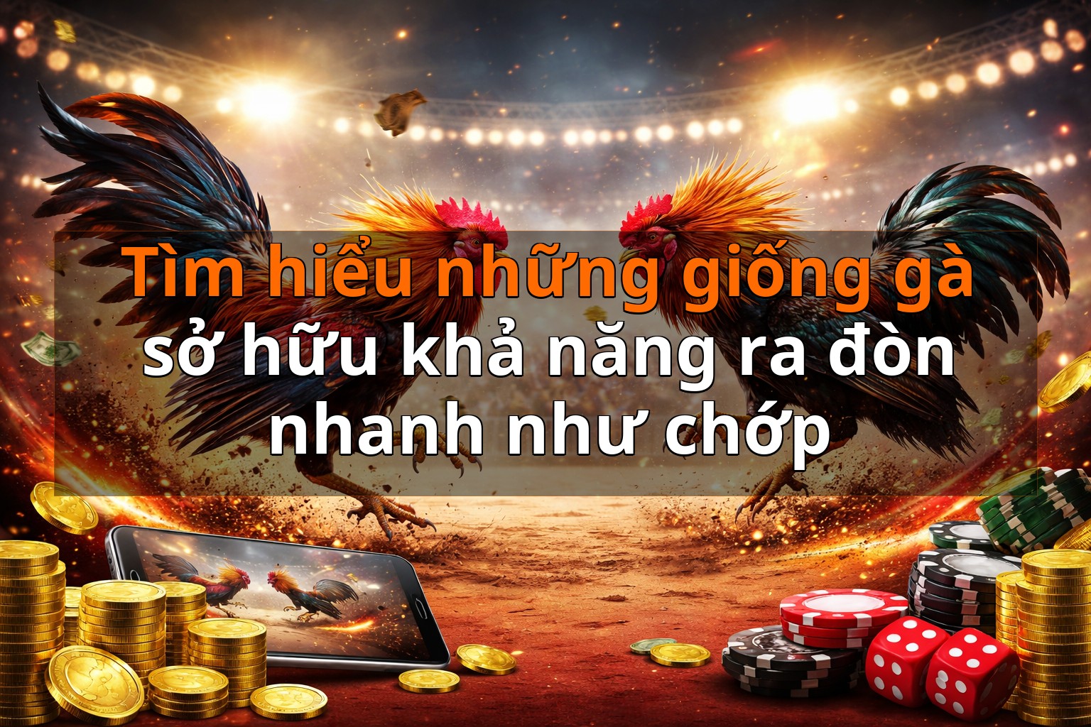 Tìm hiểu những giống gà sở hữu khả năng ra đòn nhanh như chớp